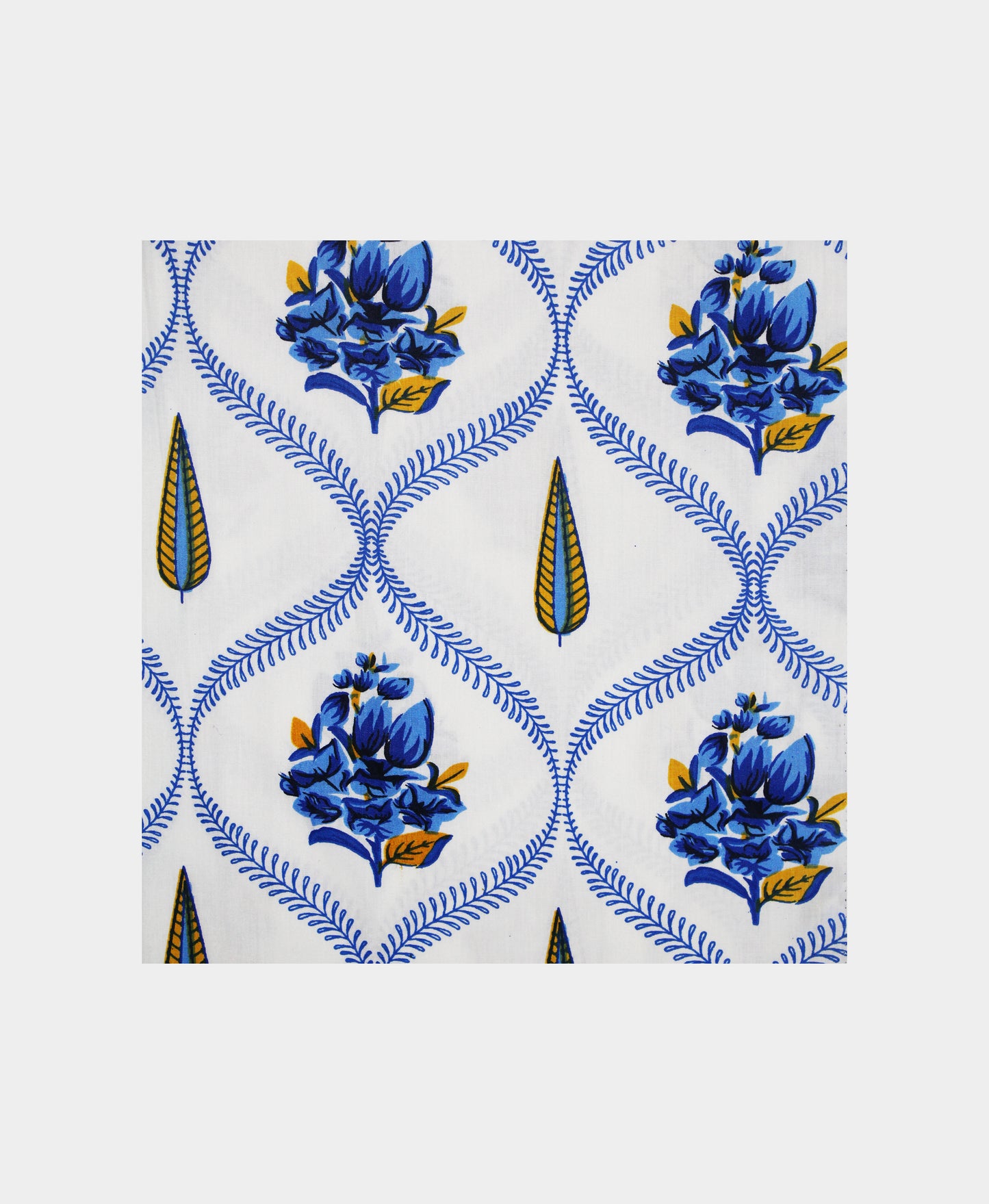 London Collection Cotton Fitted Bedsheet- Dark Blue