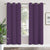 Paris Collection Blackout Curtain Window/Door/Long Door - Purple (Pack of 1)
