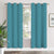 Paris Collection Blackout Curtain Window/Door/Long Door - Aqua (Pack of 1)