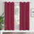 Paris Collection Blackout Curtain Window/Door/Long Door - Maroon (Pack of 1)