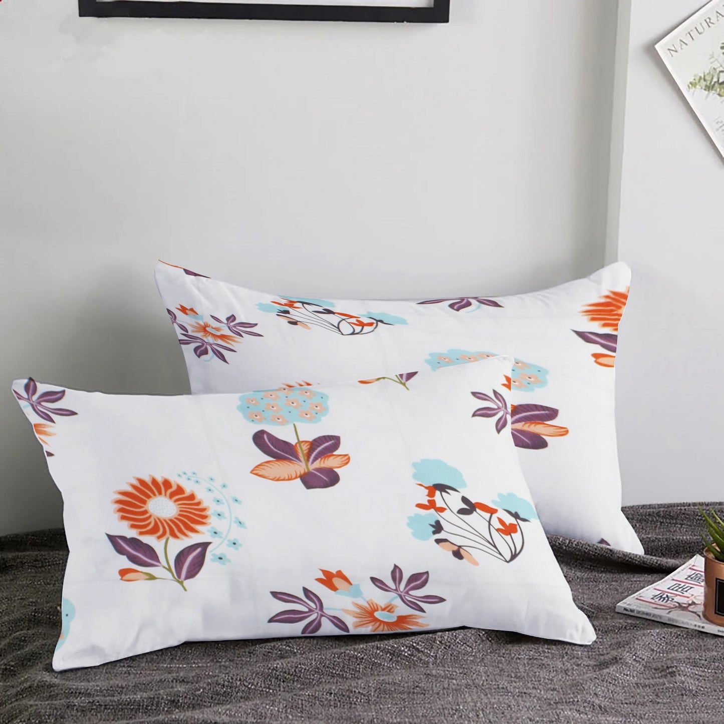New York Collection Cotton Flat Bedsheet- Maroon