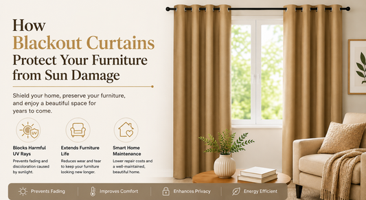 How Blackout Curtains Protect Your Furniture from Sun Damage