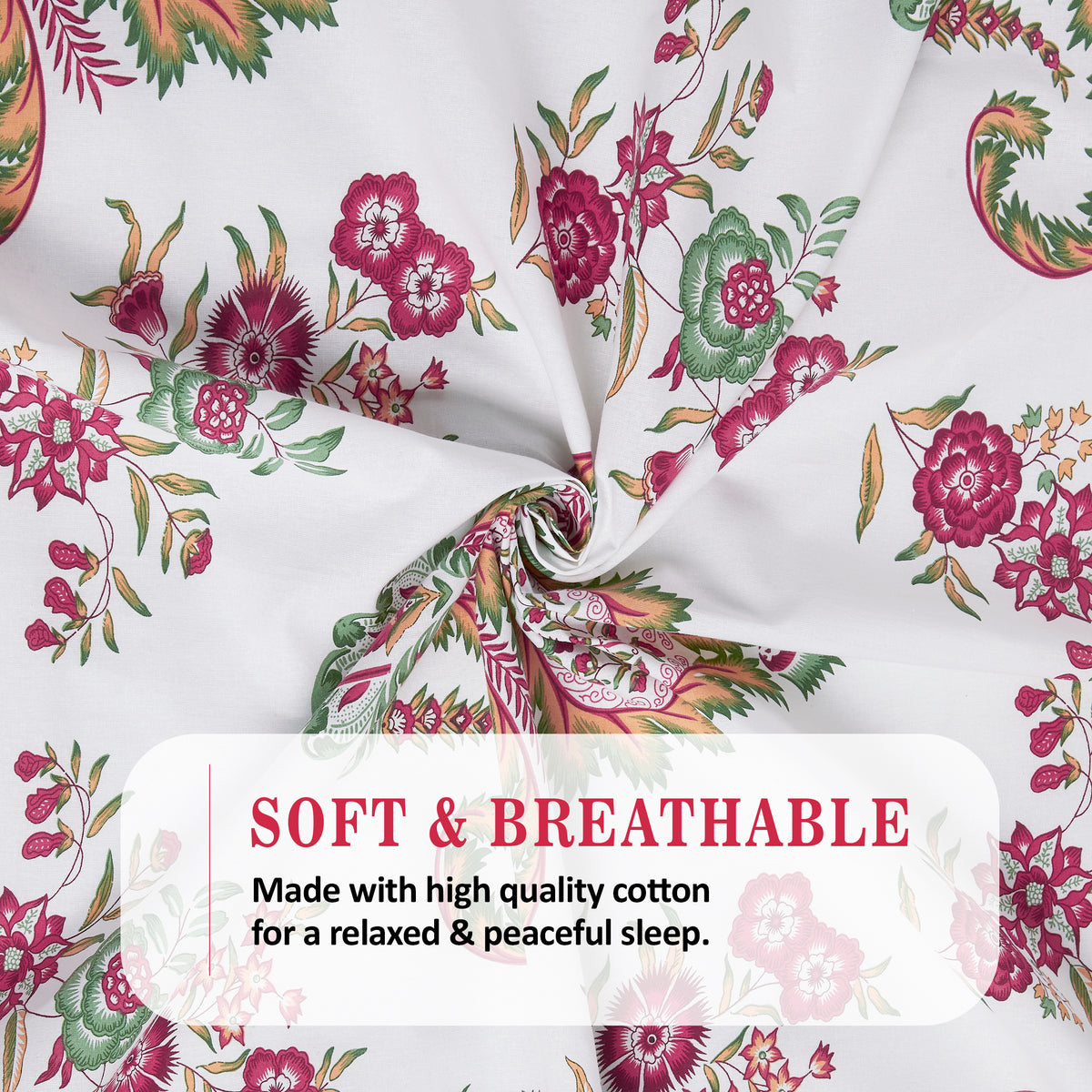 Sydney Collection Cotton Flat Bedsheets - Beige