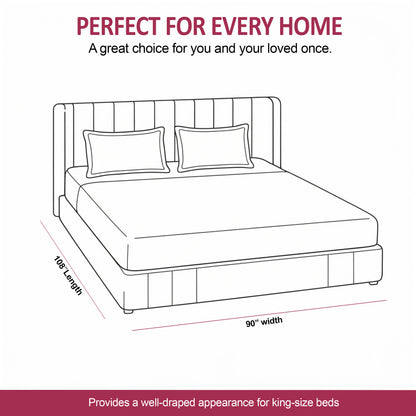 Sydney Collection Cotton Flat Bedsheets - Beige