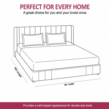 Sydney Collection Cotton Flat Bedsheets - Beige