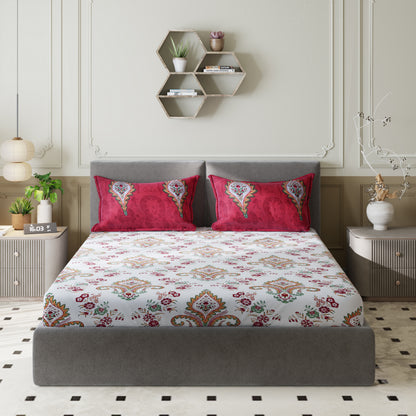 Sydney Collection Cotton Flat Bedsheets - Beige
