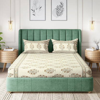 Sydney Collection Cotton Flat Bedsheets - Grey