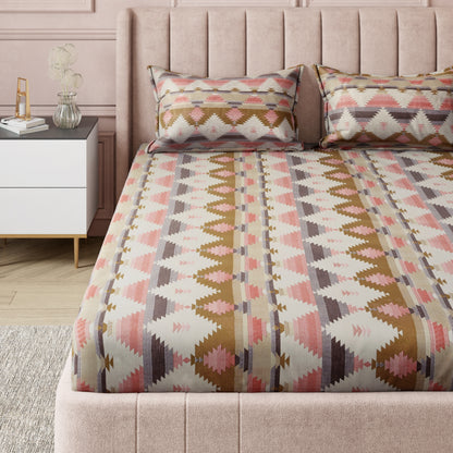 London Collection Cotton Flat Bedsheet- Grey