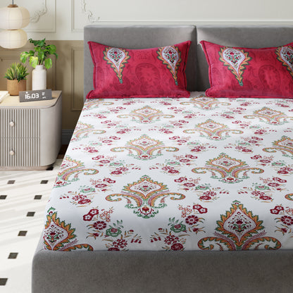 Sydney Collection Cotton Flat Bedsheets - Beige