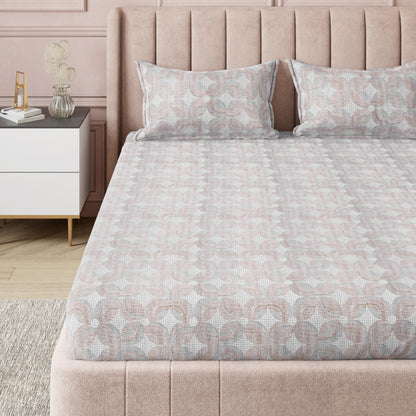 Sydney Collection Cotton Flat Bedsheets - Brown