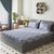New York Collection Cotton Flat Bedsheet- Grey