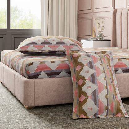 London Collection Cotton Flat Bedsheet- Grey