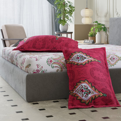 Sydney Collection Cotton Flat Bedsheets - Beige