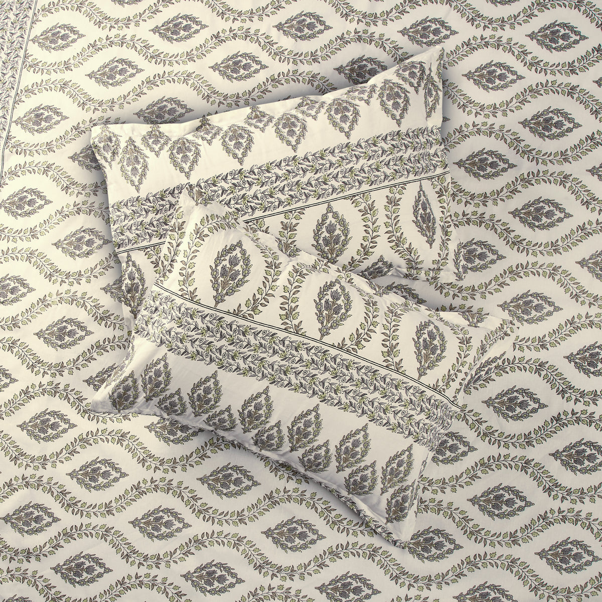 Sydney Collection Cotton Flat Bedsheets - Yellow