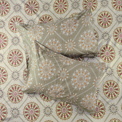 Sydney Collection Cotton Flat Bedsheets - Mustard