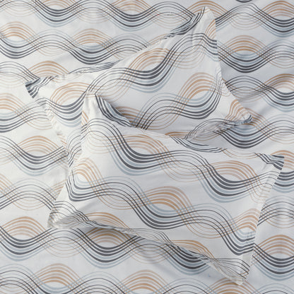 Sydney Collection Cotton Flat Bedsheets - Beige