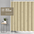 Monaco Collection Waterproof Bathroom Curtain – Cream color Shower Curtain.