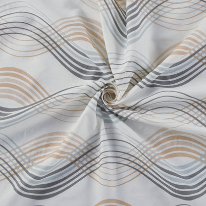 Sydney Collection Cotton Flat Bedsheets - Beige