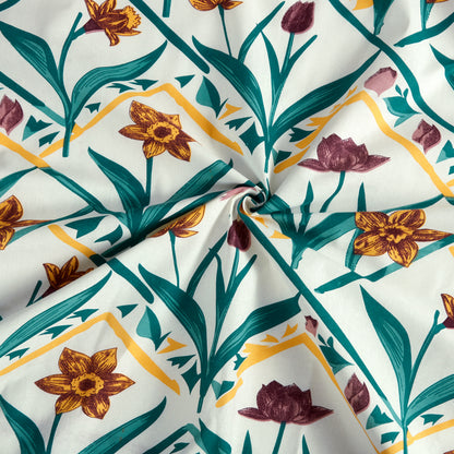 Sydney Collection Cotton Flat Bedsheets - Green