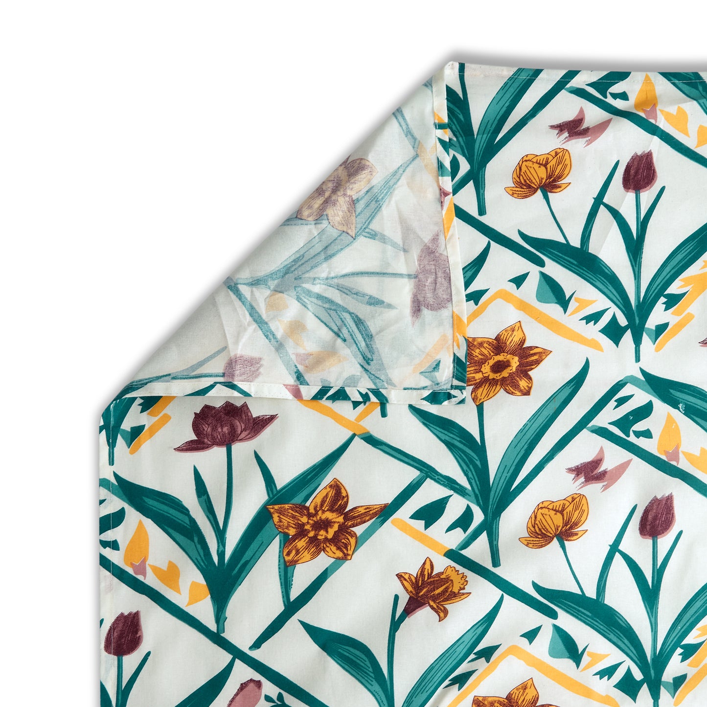Sydney Collection Cotton Flat Bedsheets - Green