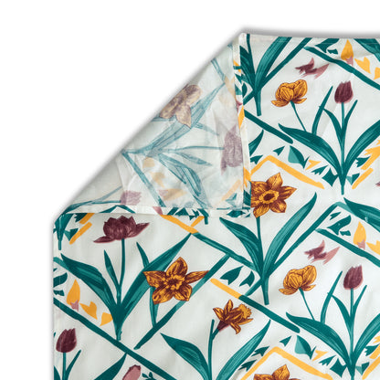 Sydney Collection Cotton Flat Bedsheets - Green