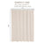 Monaco Collection Waterproof Bathroom Curtain – Off White color Shower Curtain.