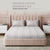 Sydney Collection Cotton Flat Bedsheets - Brown