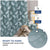 Berlin Collection Pannel Curtain Leaf Print For Window/Door/Long Door - CGreen (Pack Of 1)