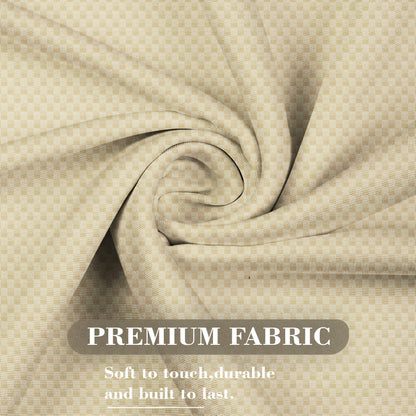 Monaco Collection Waterproof Bathroom Curtain – Cream color Shower Curtain.