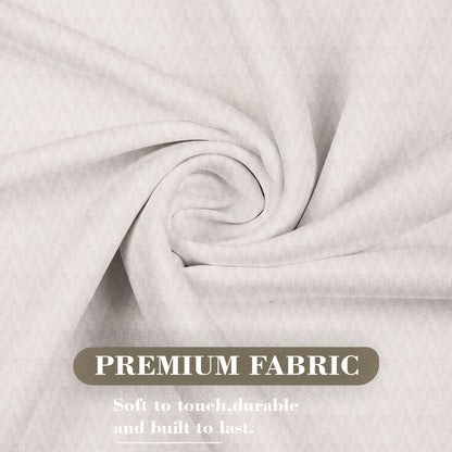 Monaco Collection Waterproof Bathroom Curtain – Off White color Shower Curtain.