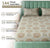 Sydney Collection Cotton Flat Bedsheets - Mustard