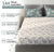 Sydney Collection Cotton Flat Bedsheets - Grey