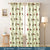 Milan Collection Cotton Curtain with Animal Print for Window/Door/Long Door – Red (Pack of 1)