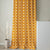 Milan Collection Cotton Curtain with Geometric Print for Window/Door/Long Door – Yellow (Pack of 1)