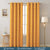 Milan Collection Cotton Curtain with Geometric Print for Window/Door/Long Door – Yellow (Pack of 1)