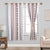 Milan Collection Cotton Curtain with Geometric Print for Window/Door/Long Door – Multicolour (Pack of 1)