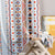 Milan Collection Cotton Curtain with Geometric Print for Window/Door/Long Door – Multicolour (Pack of 1)