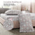 Sydney Collection Cotton Flat Bedsheets - Brown