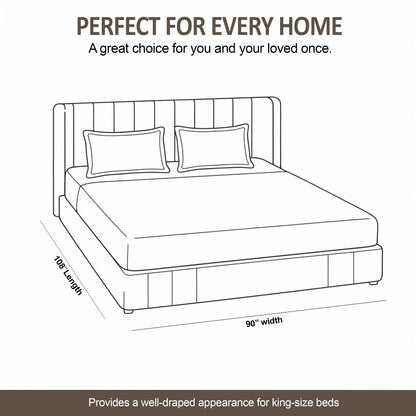 Sydney Collection Cotton Flat Bedsheets - Yellow
