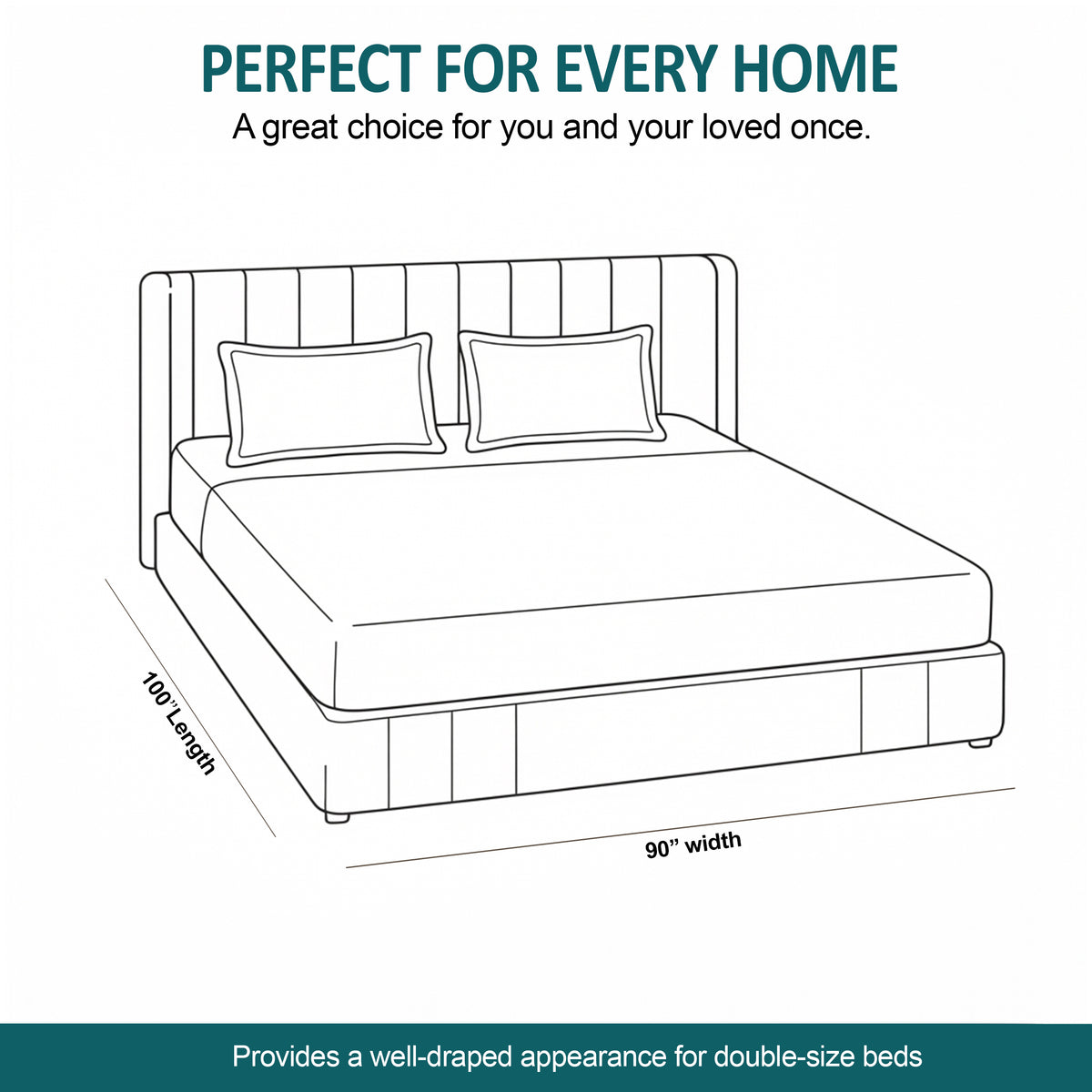 Sydney Collection Cotton Flat Bedsheets - Green