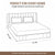 Sydney Collection Cotton Flat Bedsheets - Grey