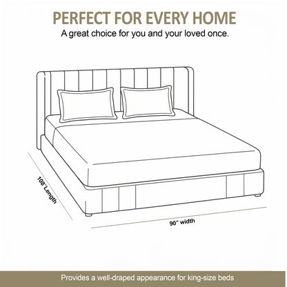 Sydney Collection Cotton Flat Bedsheets - Mustard