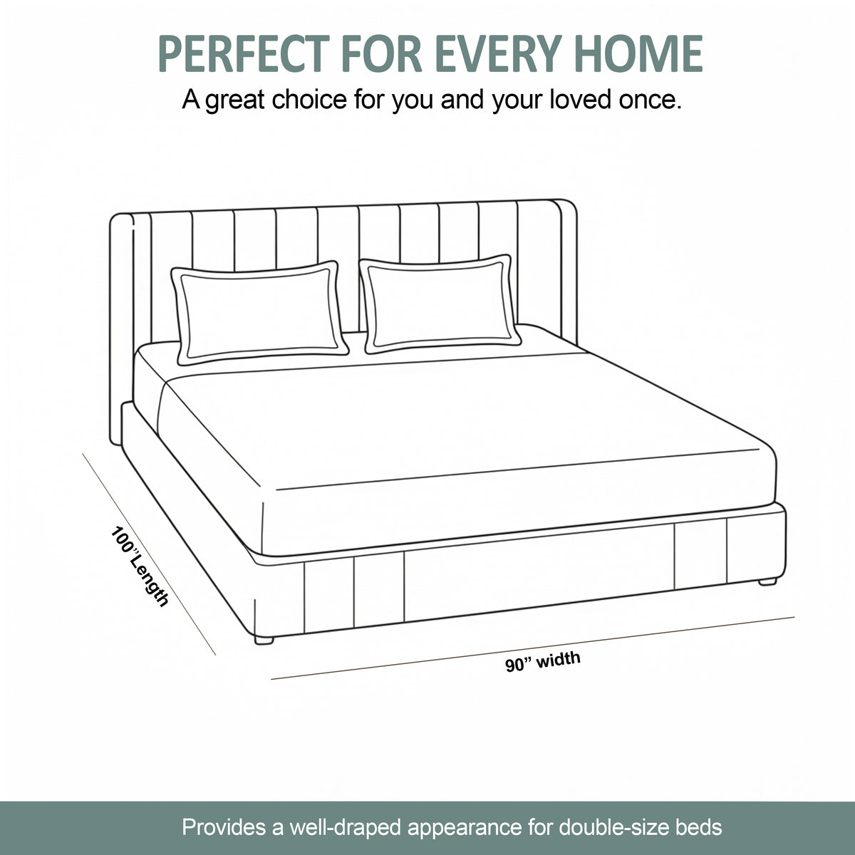 Sydney Collection Cotton Flat Bedsheets - Grey