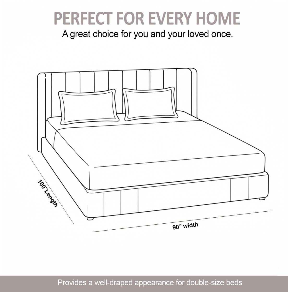 Sydney Collection Cotton Flat Bedsheets - Brown