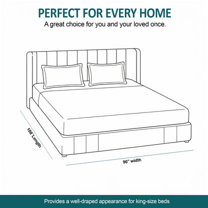 Sydney Collection Cotton Flat Bedsheets - Green