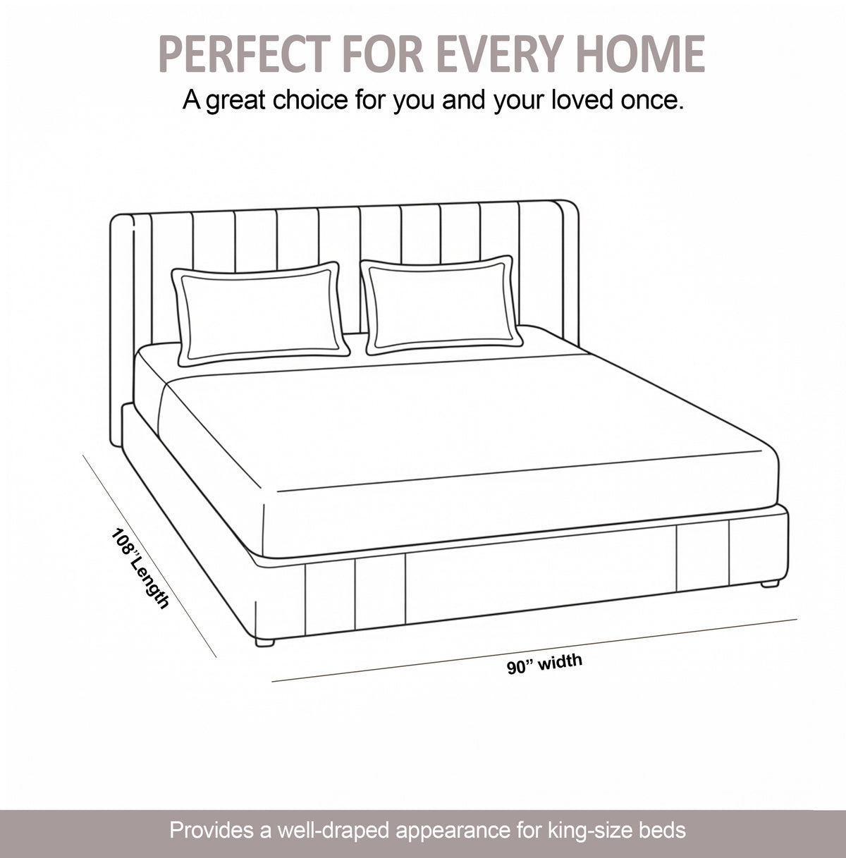 Sydney Collection Cotton Flat Bedsheets - Brown