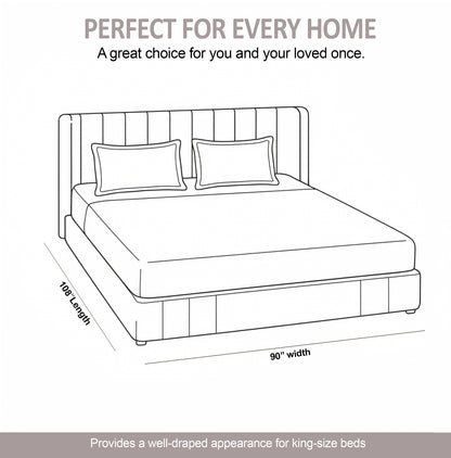 Sydney Collection Cotton Flat Bedsheets - Brown