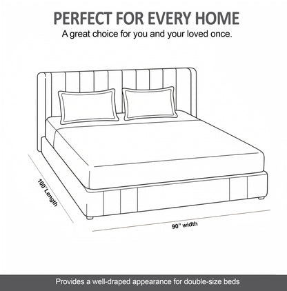 Sydney Collection Cotton Flat Bedsheets - Beige