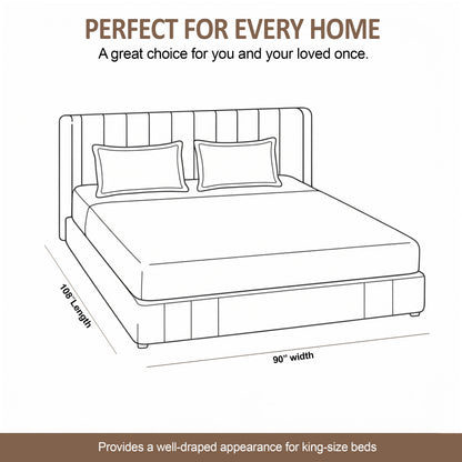 Sydney Collection Cotton Flat Bedsheets - Grey