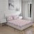 New York Collection 180 TC  Fitted Bedsheet- Pink